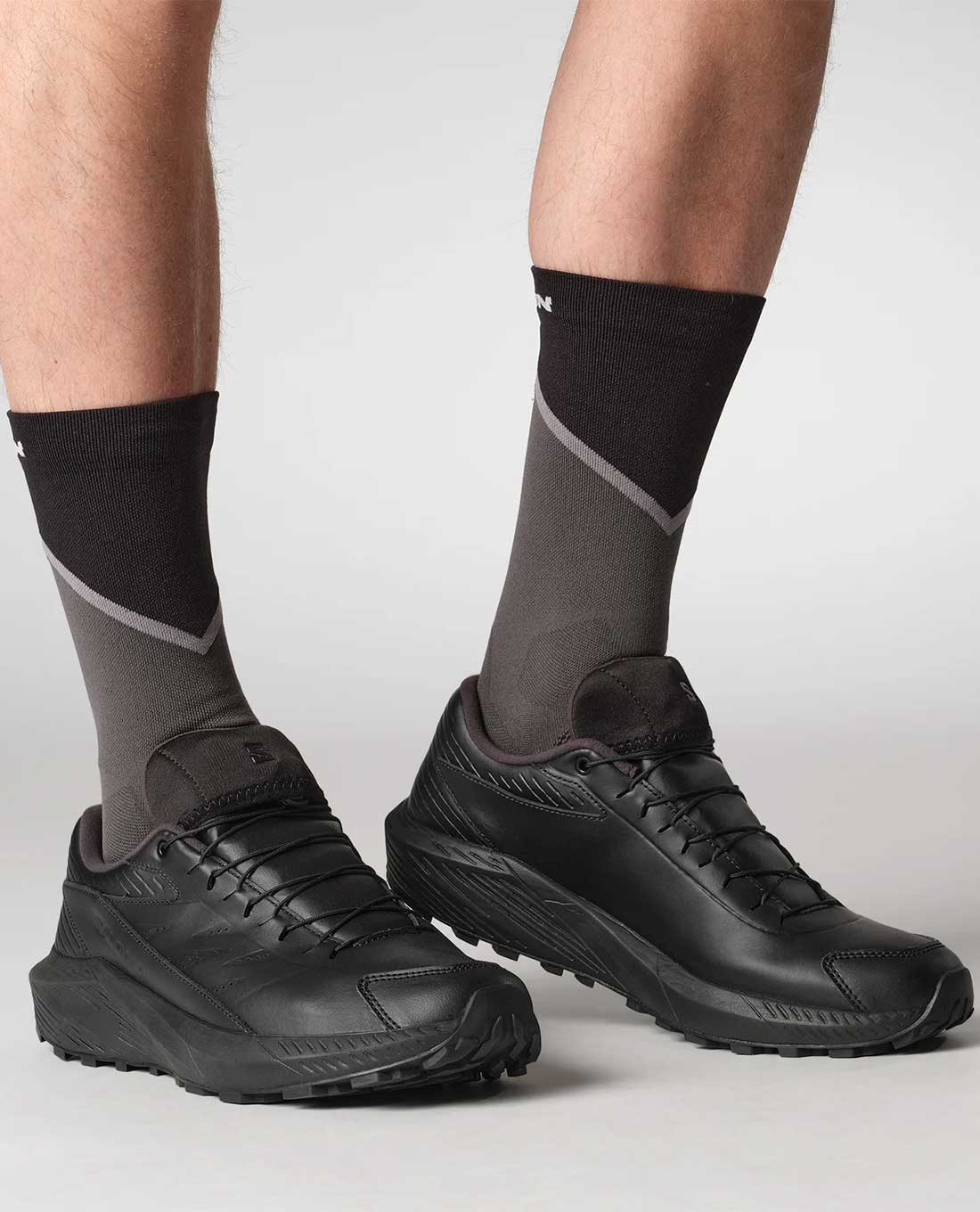 Кроссовки Salomon Sense Ride 5 SR Leather Black Фото 3